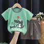 2PCS Children's Sets Boys Girl T-shirt Shorts