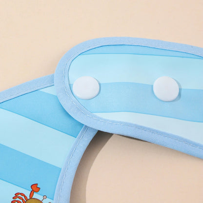 Waterproof food Baby bib with pocket