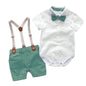 Kids Boys Formal Party Outfits Clothes Set Wedding Birthday Toddler Boy Gentleman Handsome Children Elegant Suit 1 2 3 4 5 Years