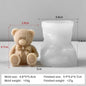 Cute Bear Kitten Rabbit Silicone Candle Mold DIY Cartoon Animal Aroma Plaster Ornament Mould Soap Candle Making Supplies
