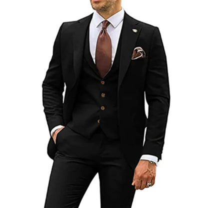 3 Pieces Tuxedo Suits for Men Slim Fit