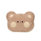 Furry Anti Slip Car Warm Seat Cushion Cartoon Soft Winter Seat Cushion Universal Plush Bear Car Cushion Interior Accessories