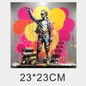 Graffiti Animal Iips Fashion Iron Sticker Patch For Clothing T-shirt DIY Hoodie Jacket Sticker DTF PPatch Is Waterproof