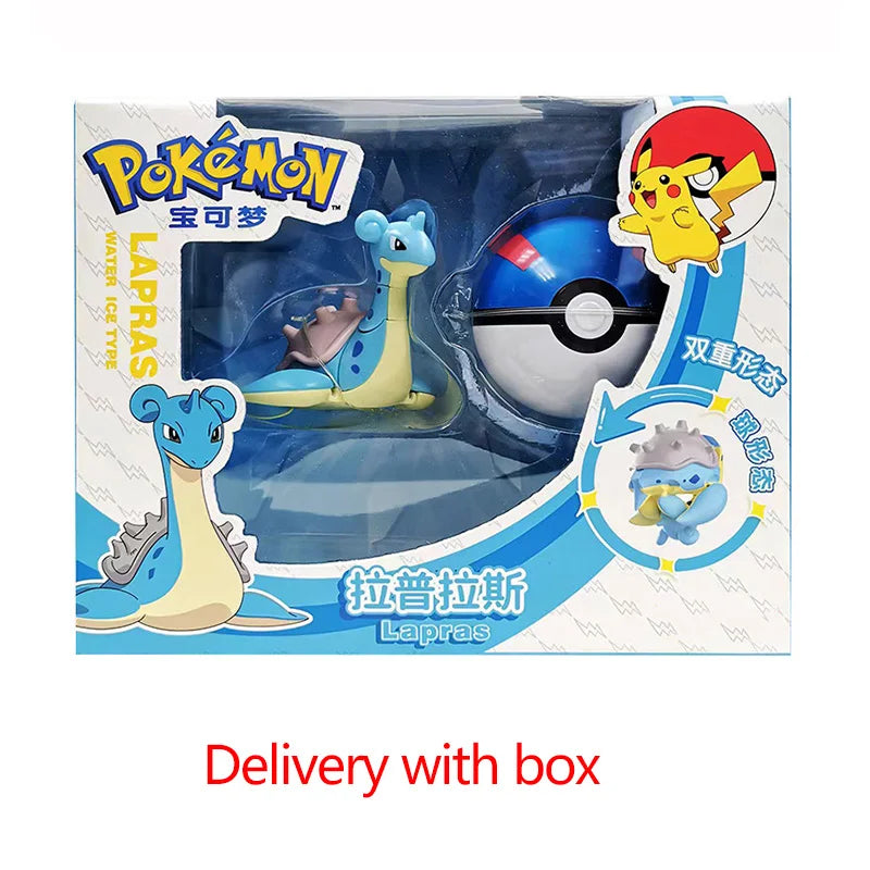 Pokemon Figures Toys Pocket Monsters Ball Model Pikachu Gengar Pokeball Dragonite Snorlax Pokeball poke Action Figures  Toy gift