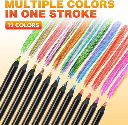 Art Painting, Drawing Rainbow Color Pencils for Kids 10 PCs/Set 7 Colors
