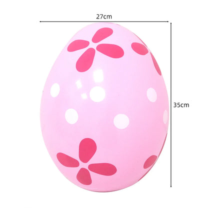 35/40cm Easter Rabbit Eggs Ballon PVC Children Inflated Ballon Garden Home Decoration Outdoor Kid Toys Ornament