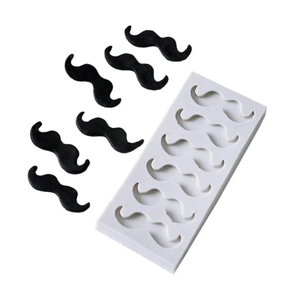 Moustache Bows Necktie Father's Day Silicone Sugarcraft Mold Chocolate Cupcake Baking Mold Fondant Cake Decorating Tools