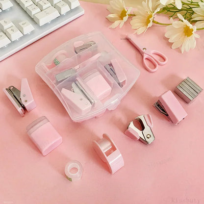 Mini Desk Accessory Multifunction Stationery Set