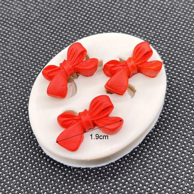 Bow Bowknot Silicone Cake Baking Mold Sugarcraft Chocolate Cupcake Resin Tools Fondant Decorating Tools