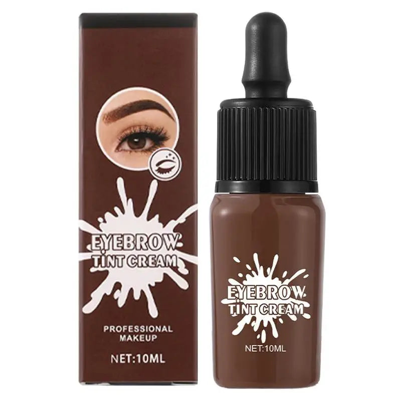 Peel-off Eyebrow Gel Coffee/black Eyebrow Tint Cream Permanent Eye Brow Tattoo Tint Long-lasting Waterproof Dye Eyebrow Gel