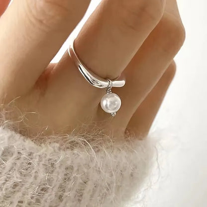 925 Sterling Silver Rings For Women Men Fine Jewelry Finger Adjustable Open Vintage Chain Ring