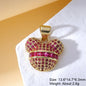 Handmade Luxury Pendant 18K Real Gold-Plated Charms