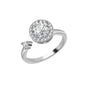 Fidget Spinner Ring Anxiety for Women Multiple Crystal Flower Eye Butterfly Animal Ring Rotate Anti Stress Wedding Jewerly