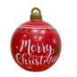 60CM Outdoor Christmas Inflatable Decorated Ball PVC Giant Big Balls Xmas Tree Decoration Inflatable Toy Ball Christmas Supplies
