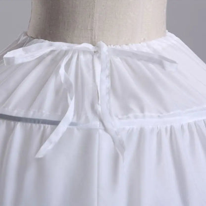 6 Hoop 3 Hoop 8 HoopCrinoline Black White Long Wedding Petticoat Ball Gown Dress Underskirt Skirt Half Slips Wedding Accessories