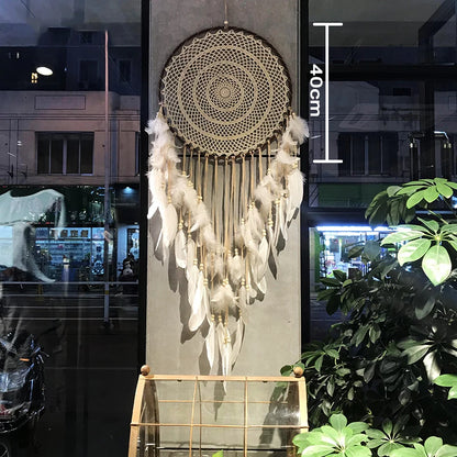 big dream catcher hanging/light decoration nordic decoration home girls room/nursery/kids decor dreamcatcher children room new 5
