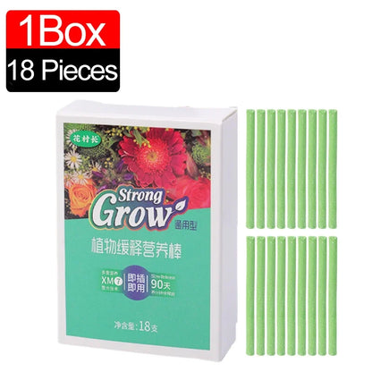 36x Plant Nutrition Bars Nitrogen Phosphorus Potassium for Healthy Growth of Plant Fruit Vegetables Flowers Compound Fertilizer