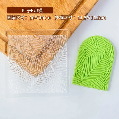 New Plant Flower Cookie Embosser Mould Spring Easter Party Fondant Biscuit Mold Cake Decorating Tools Acrylic Icing Cookie Mould