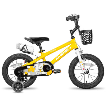 JOYSTAR 12 14 16 18 20 Inch Kids Bike with Light Up Training Wheels, Kids' Bicycle for Boys Girls Age 3-12 Years, Children Bikes