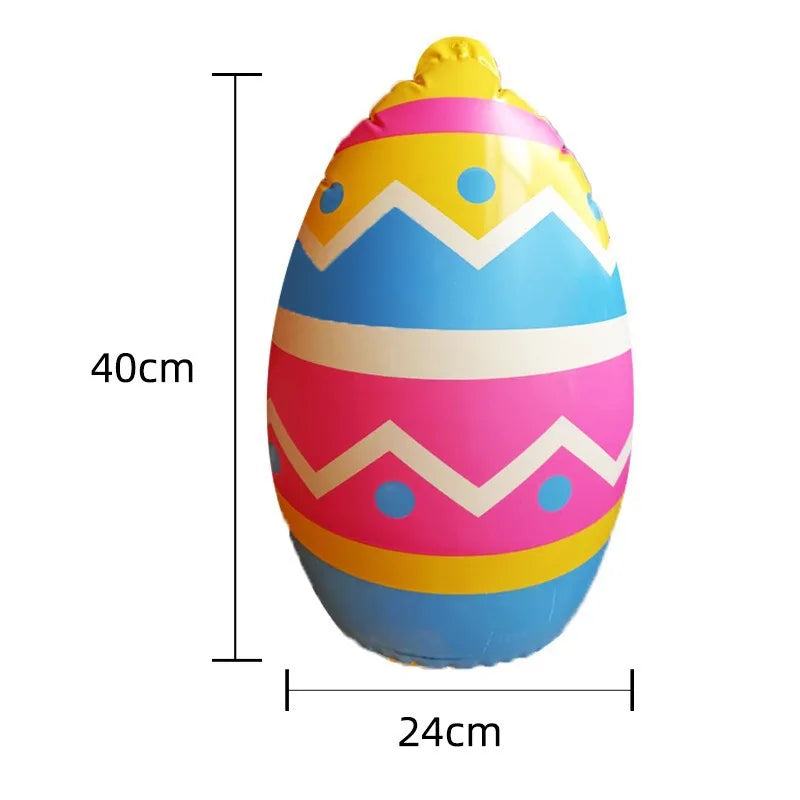 Cute Cartoon White Bunny Aluminum Foil Balloons Rabbit Happy Easter Party Decoration Supplies Children Favor Birthday Party Gift