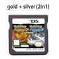 NDS Card Combination Game Card NDS Handheld Player DS Video Game Cartridge HeartGold SoulSilver Black and White Gift