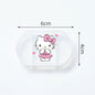 Cartoon Hello Kitty My Melody Plastic Pill Box Mini Tablet Case Anime Kawaii Portable Travel Medicines Storage Case Container