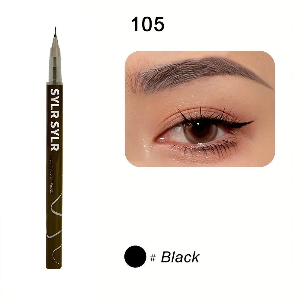 0.008mm Ultra Fine Eyebrow Pen Long Last Smudge Proof Waterproof Sweat-Proof High Pigmented