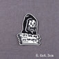 The Death Embroidery Iron On Patches For Clothing DIY Applique Patches On Clothes Skull Badges on backpack Jakcet