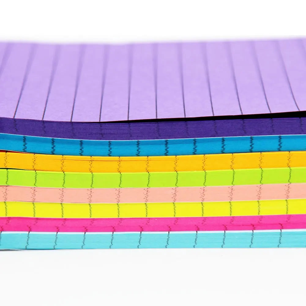 45 Sheets/Pad Scribed Notepad Post  Sticky Notes 8 Colors