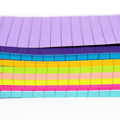 45 Sheets/Pad Scribed Notepad Post  Sticky Notes 8 Colors