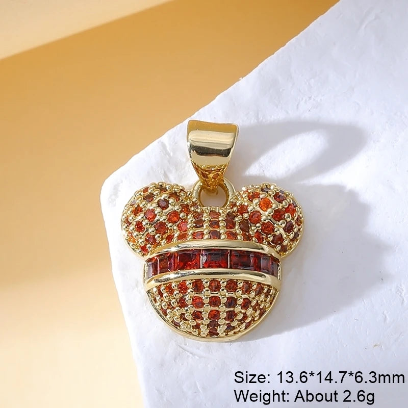 Handmade Luxury Pendant 18K Real Gold-Plated Charms