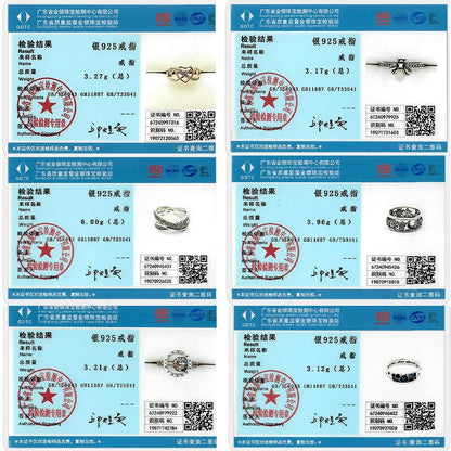 Rings Original 925 Sterling Silver Rings Simple Zircon Heart Ring For Wedding Valentine's Day Women Ring Jewelry Gift