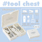Stationery  Stapler, Scissors, Tape, Marking Pen, Punching Machine,Nail Remover 8Pcs Set