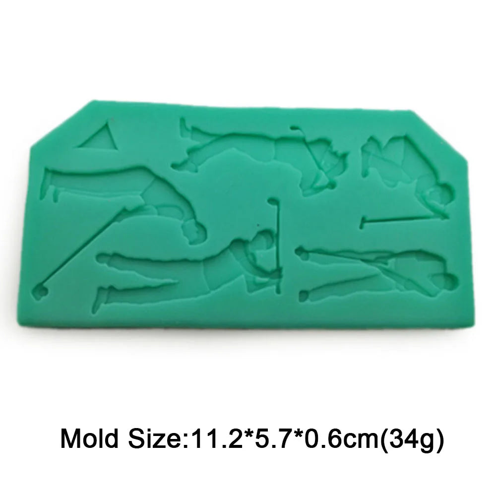 Sports Ball Silicone Mold – Baseball, Football & Basketball Cake Decorating Tool