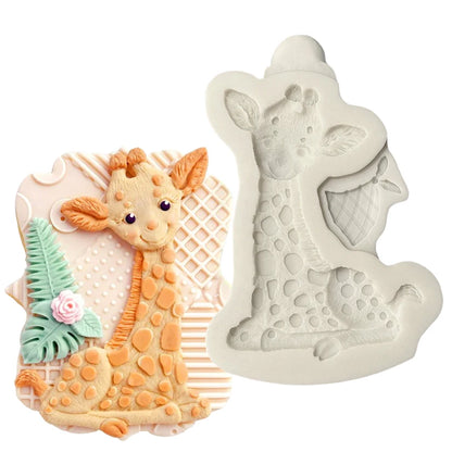 Cute Elephant Silicone Sugarcraft Mold Cookie Cupcake Chocolate Baking Mold Fondant Cake Decorating Tools