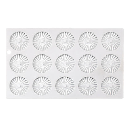Round Silicone Mold Gear Shape Chocolate Decorating Mould DIY Origami Cake Mousse Molds Baking Accessories Reusable Tools