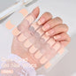 Semi-Cured Gel Nail Wraps - 16 or 20 Tips, Fashionable French Nails, Long-Lasting Full Cover Gel Stickers for DIY Manicure