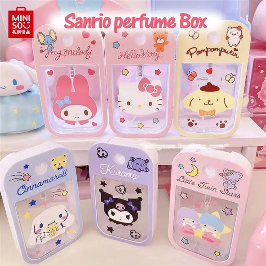 Sanrio Travel Perfume Bottle Refillable Melody Alcohol  Bottle Kawaii Kuromi Cinnamoroll  Gifts Boys Kids Girls Childrens