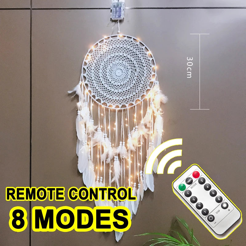 big dream catcher hanging/light decoration nordic decoration home girls room/nursery/kids decor dreamcatcher children room new 5