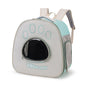 Cat backpack, outing schoolbag, double-shoulder pet bag, cat for travel, dog and cat supplies, transparent large-capacity portab