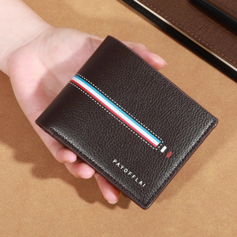 Slim Men's Wallet with Multiple Card Slots