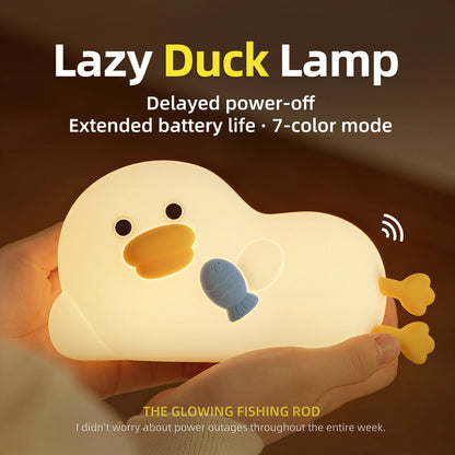 Silicone Night Light – Soft Dimmable LED Squishy Animal Bedside Lamp for Nursery & Gift Giving