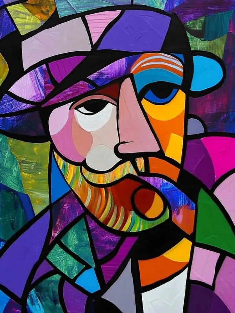 Abstract Pearl Girl Diamond Art – DIY Diamond Painting Mosaic, Handmade Embroidery Wall Décor