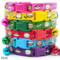 100Pcs Dog Collar With Bells Adjustable