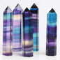 Natural Stone and Crystals Point Wand Rose Quartz Amethyst Home Decoration Mineral Stones Crafts