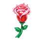 Cute Bear Foil Balloons with Flowers – Valentine’s, Wedding, Anniversary & Birthday Decoration