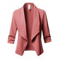 Women’s Open‑Front Slim Blazer – Long Sleeve Office Cardigan