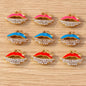 10pcs Mix Cute Enamel Women Lips Lipstick Charms Pendants for Jewelry Making Earrings Necklace Bracelets DIY Crafts Supplies