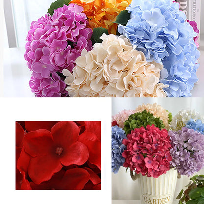 1 bouquet Artificial Silk Peony Hydrangea Flower Home Wedding Party Birthday New Year Valentines Day Floral Decor