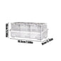 3 Grids/4 Grids camping Condiment Organizer Jars Clear Condiment Salt Storage Canisters Acrylic Kitchen Condiment Jar With Spoon